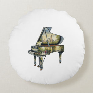 Pianobuffer Rond Kussen