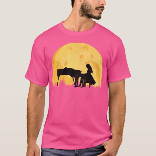 Pianocadeau voor jongens t-shirt (Voorkant)