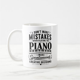 Pianocadeau voor pianist en muziekleraar koffiemok