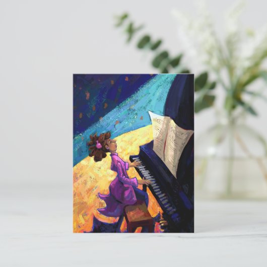 Pianoconcert Briefkaart (Staand voorkant)