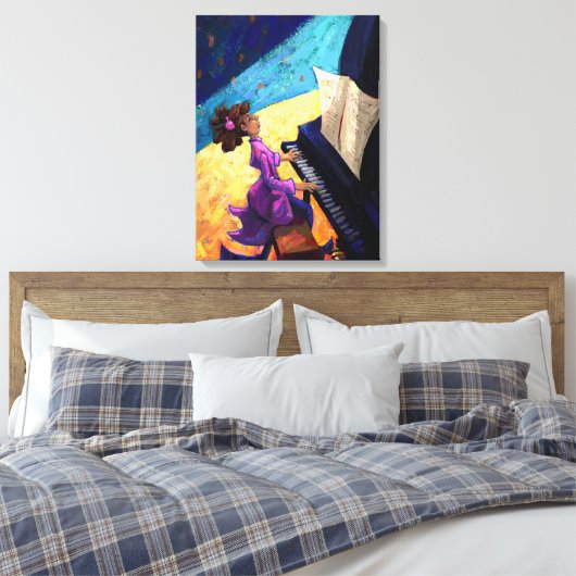 Pianoconcert Canvas Afdruk (Insitu (Slaapkamer))