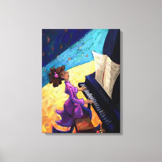 Pianoconcert Canvas Afdruk (Voorkant)