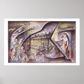 Pianoconcert in Grantham Flat Minor - Poster