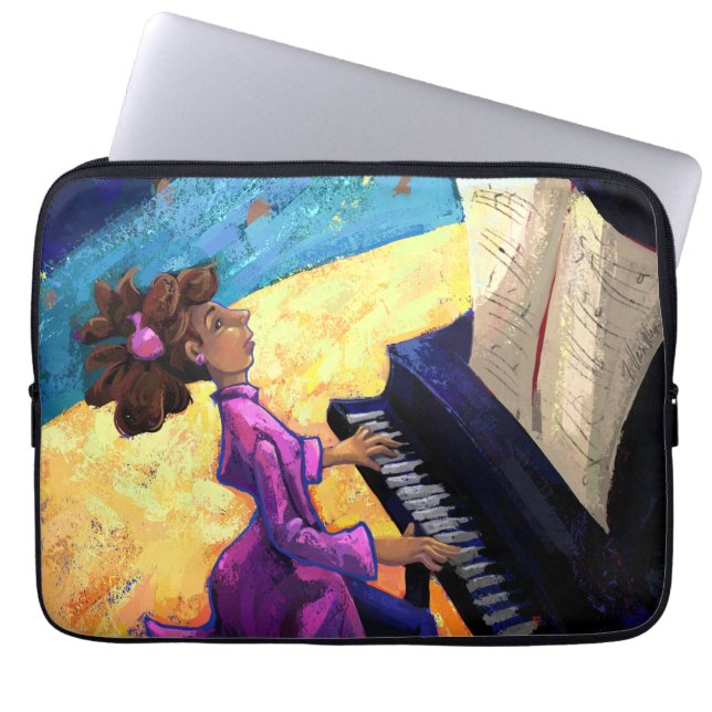 Pianoconcert Laptop Sleeve (Voorkant)