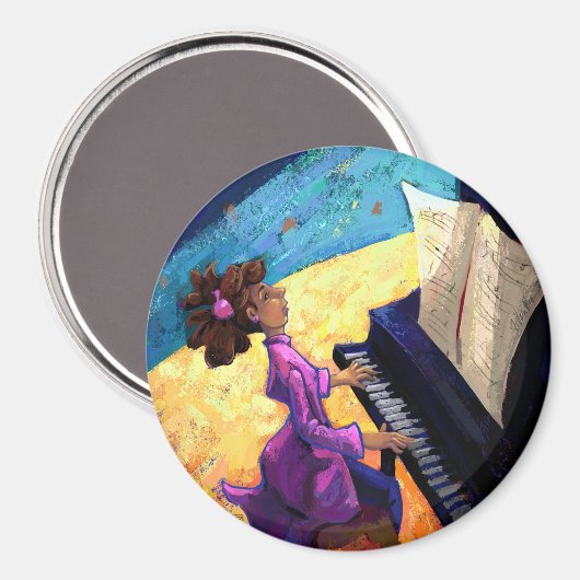 Pianoconcert Magneet (Voorkant / Achterkant)