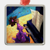 Pianoconcert Metalen Ornament (Voorkant)