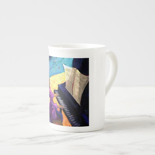 Pianoconcert Porselein Kop (Voorkant rechts)