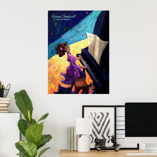 Pianoconcert Poster (Thuiskantoor)