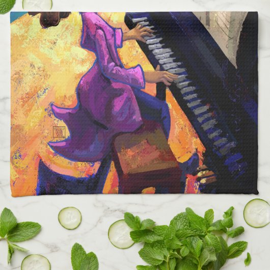 Pianoconcert Theedoek (Gevouwen)