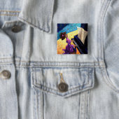 Pianoconcert Vierkante Button 5,1 Cm (In situ)