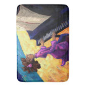 Pianoconcertkunst Badmat (Voorkant Verticaal)