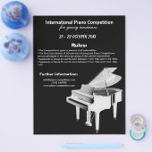 Pianoconcours Flyer (Enkel)
