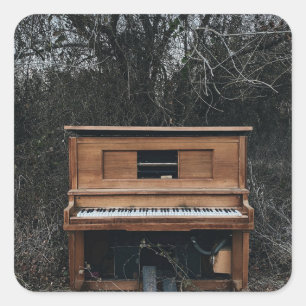 Pianocute Vierkante Sticker