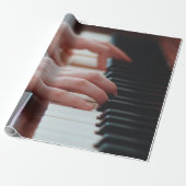  Pianodesign Cadeaupapier (Uitgerold)