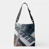 Pianodesign Crossbody Tas (Voorkant)