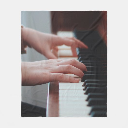  Pianodesign Fleece Deken (Voorkant)