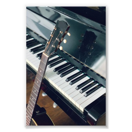 Pianodesign Foto Afdruk (Voorkant)