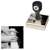  Pianodesign Rubberstempel (Gestempeld)