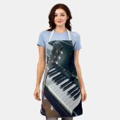 Pianodesign Schort (Gedragen)