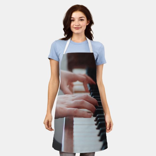  Pianodesign Schort (Gedragen)