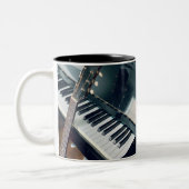  Pianodesign Tweekleurige Koffiemok (Links)