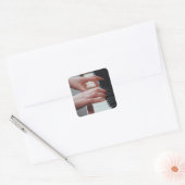  Pianodesign Vierkante Sticker (Envelop)