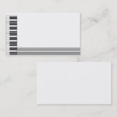Pianodesign-Visitekaartje Visitekaartje (Voorkant / Achterkant)
