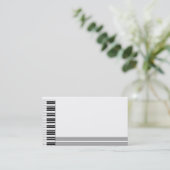 Pianodesign-Visitekaartje Visitekaartje (Staand voorkant)