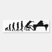 Pianoevolutie Bumpersticker (Voorkant)