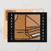 pianoforte, NASHVILLE, TENNESSEE BRIEFKAART (Voorkant / Achterkant)