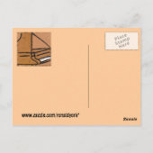 pianoforte, NASHVILLE, TENNESSEE BRIEFKAART (Achterkant)