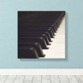 Pianoforte verpakt canvas afdruk (Insitu (Houten vloer))