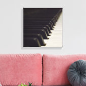 Pianoforte verpakt canvas afdruk (Insitu (Woonkamer))