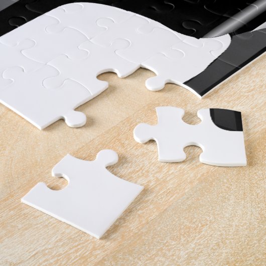 pianoglanzwart legpuzzel (Zijkant)