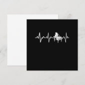 Pianohartslag Klassieke Pianist Gift Idee Kaart (Voorkant / Achterkant)