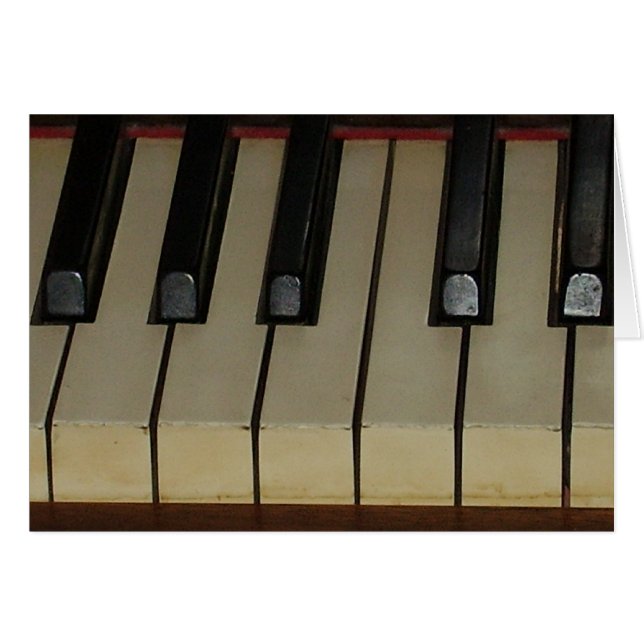 Pianokaart (Voorkant Horizontaal)
