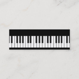 Pianokaart voor toetsenbord contactkaartje