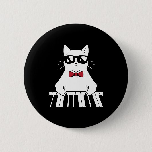 Pianokat Ronde Button 5,7 Cm (Voorkant)