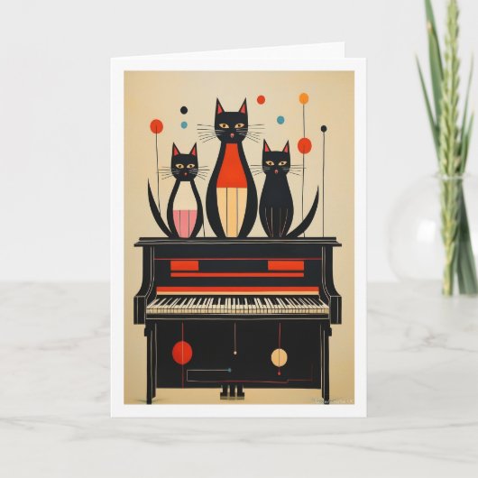 Pianokaters Kaart (Voorkant)