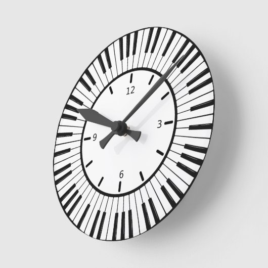 Pianoketoetsen Design  Ronde Klok (Hoek)