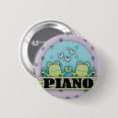 Pianokikkers Button (Voorkant /achterkant)