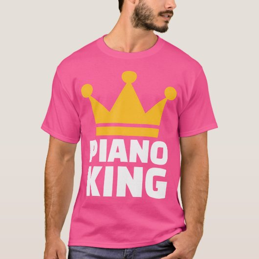 Pianokoning T-shirt (Voorkant)