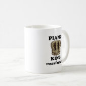 Pianokoning van instrumenten koffiemok (Voorkant rechts)