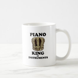 Pianokoning van instrumenten koffiemok