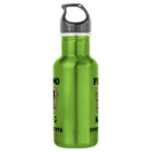 Pianokoning van instrumenten waterfles  (Achterkant)