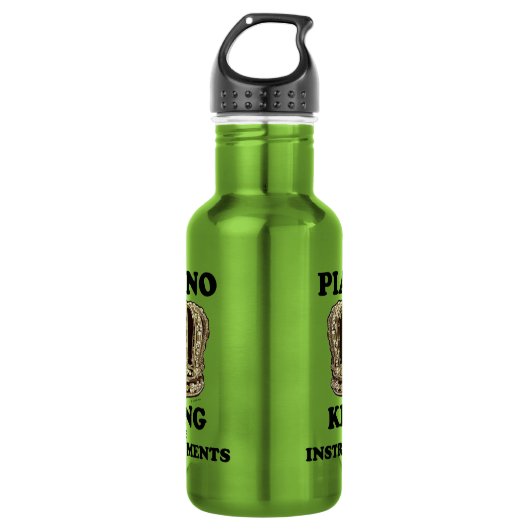 Pianokoning van instrumenten waterfles (Voorkant)