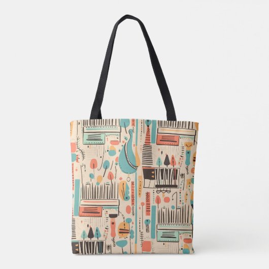 Pianokunst fascineren tote bag (Achterkant)