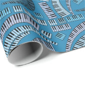 Pianokuskrulpapier Cadeaupapier (Rol Hoek)