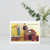 Pianola, speler Piano Briefkaart (Staand voorkant)
