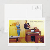 Pianola, speler Piano Briefkaart (Voorkant / Achterkant)